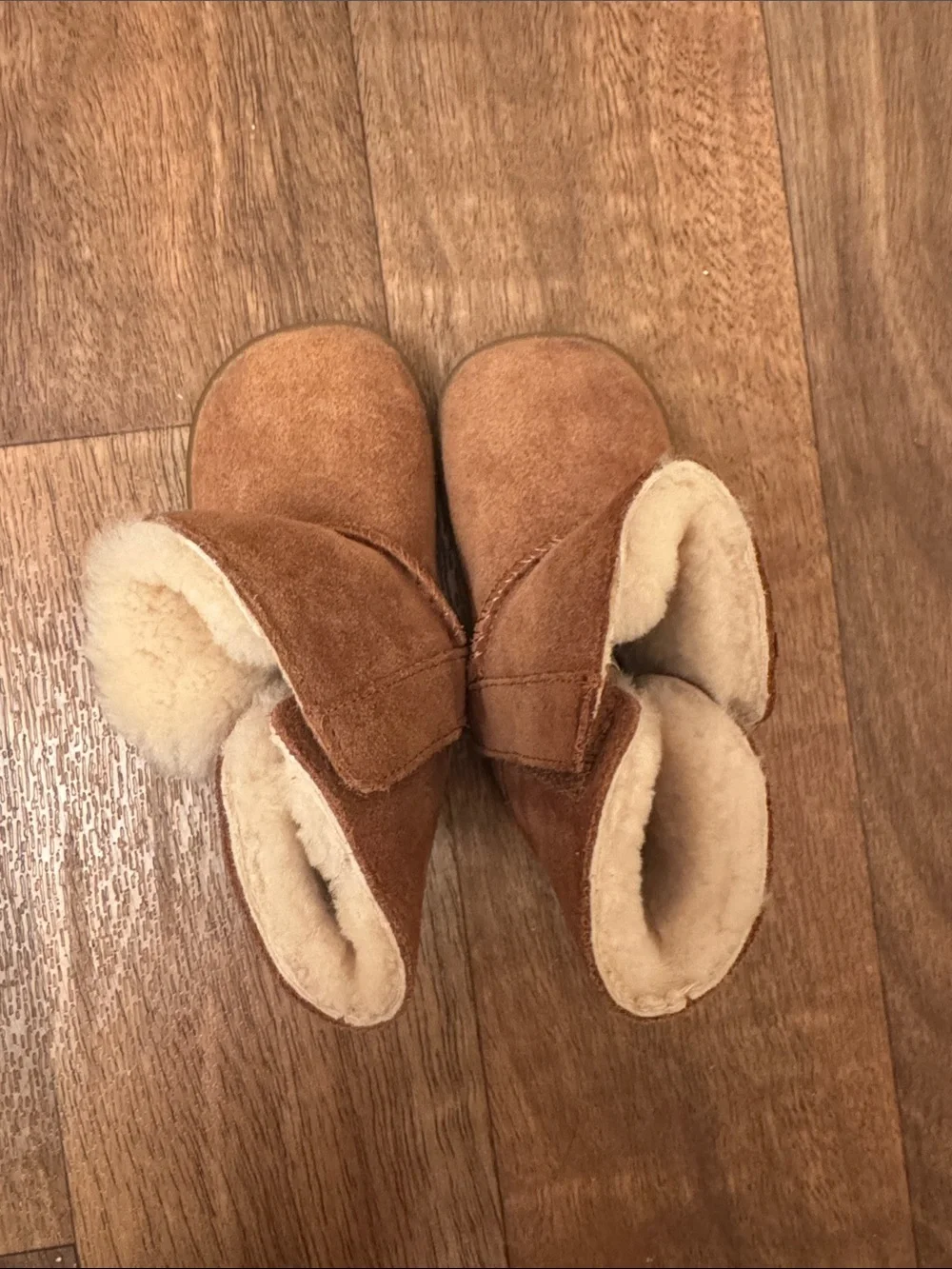 UGG 04/05 Short Suede Boots in Chestnut